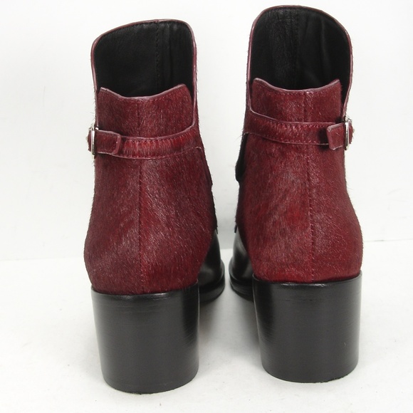 ALEXANDER WANG CARA CALF HAIR LEATHER BOOTIES 37 - Picture 4 of 8